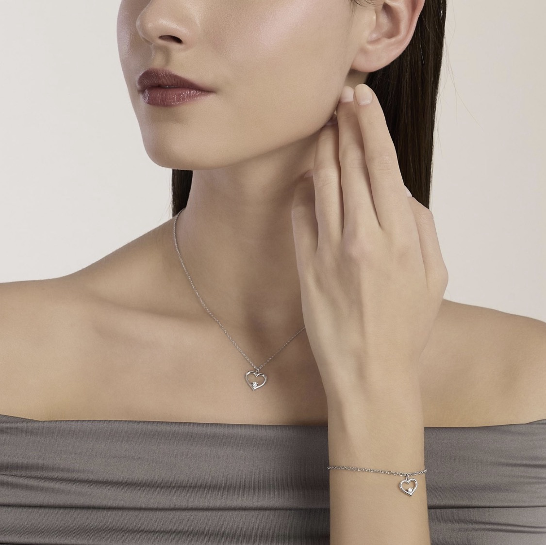 Codice: 534175
Bracciale con cuore e diamante lab-grown 0,06 carati MY DIAMOND - immagine 2