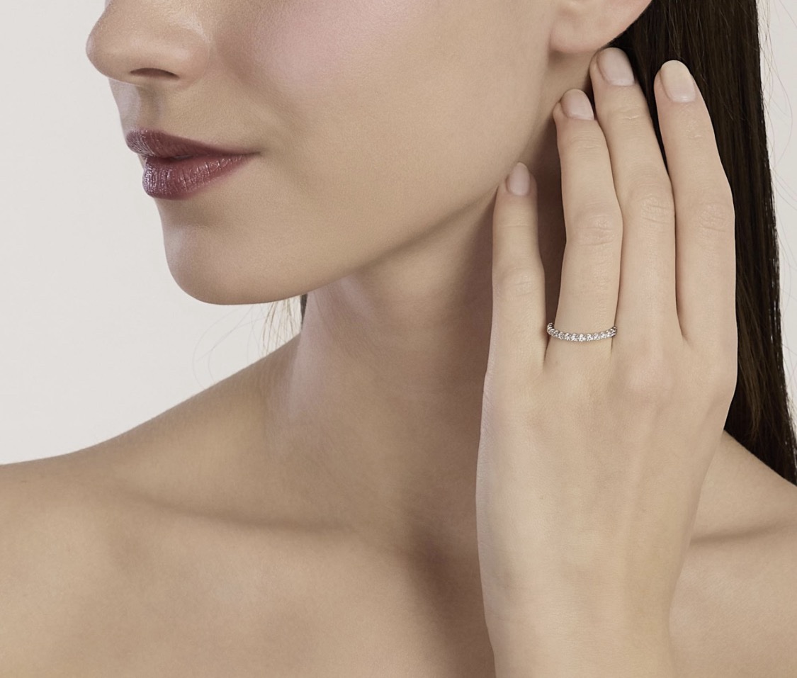 Codice: 523521-15
Anello mezza veretta con diamanti lab-grown 0,18 carati MY DIAMOND - immagine 3